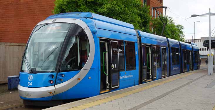 West Midlands Metro CAF Urbos 3 34